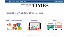 Desktop Screenshot of adbooker.borehamwoodtimes.co.uk